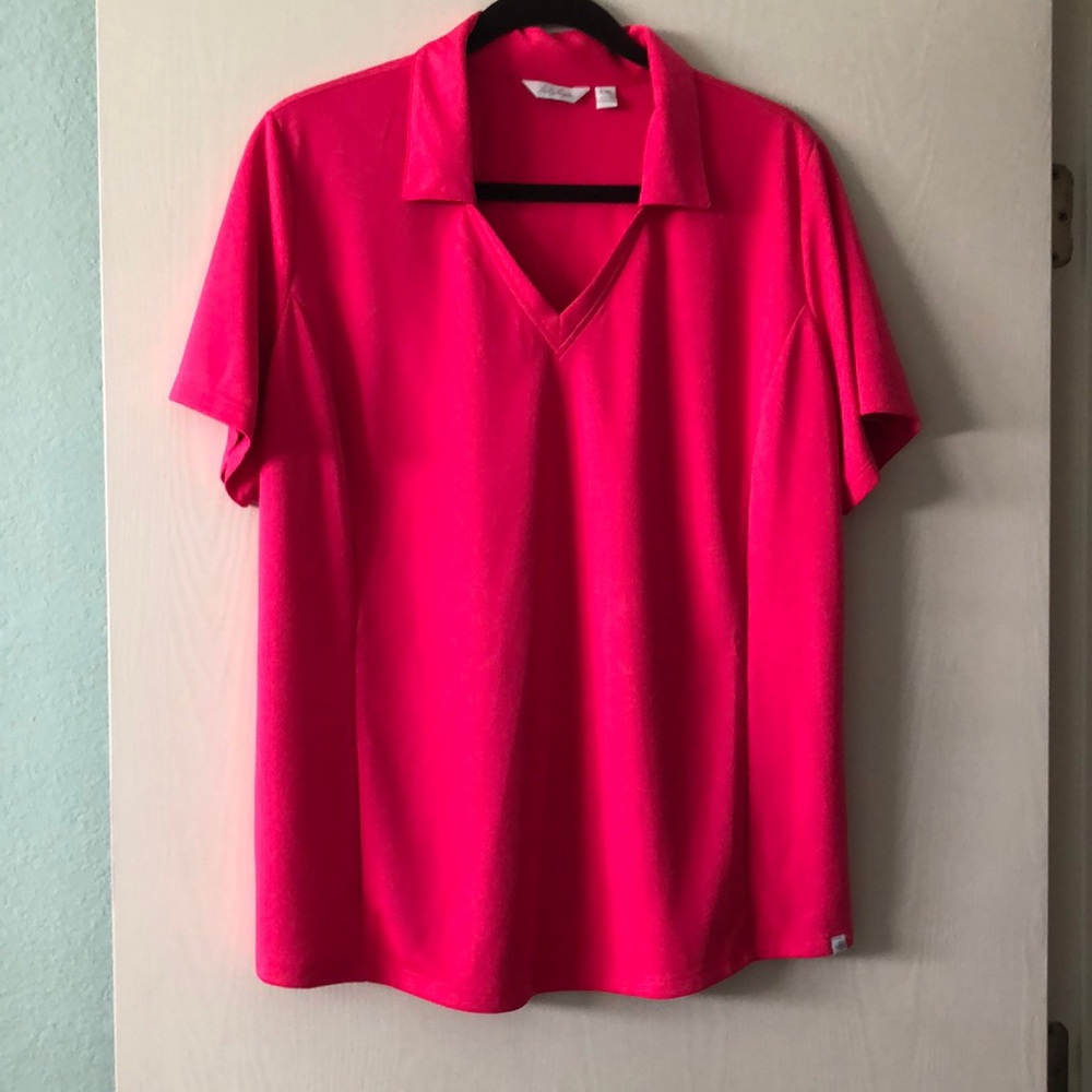 Pink polo